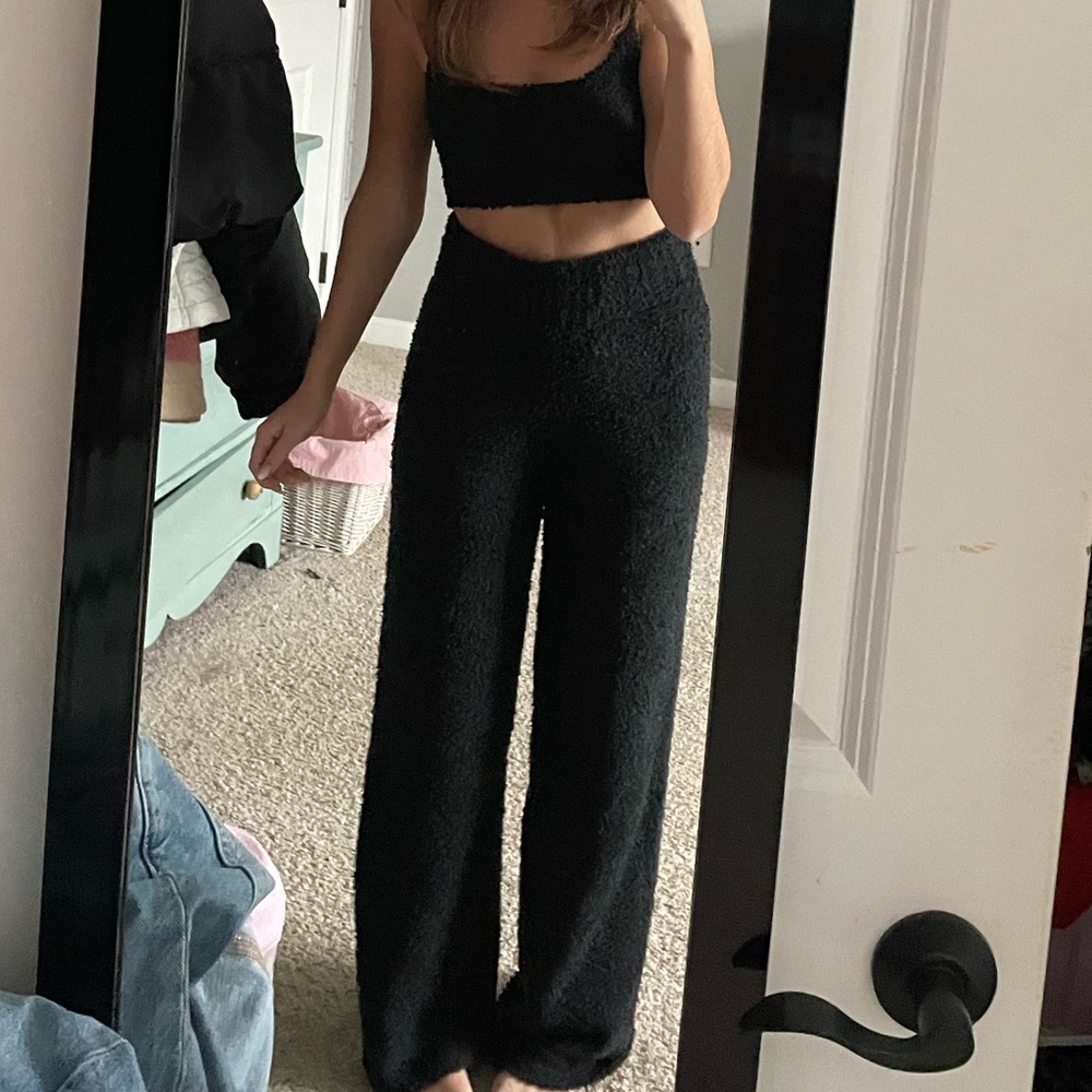SKIMS cozy set in Onyx